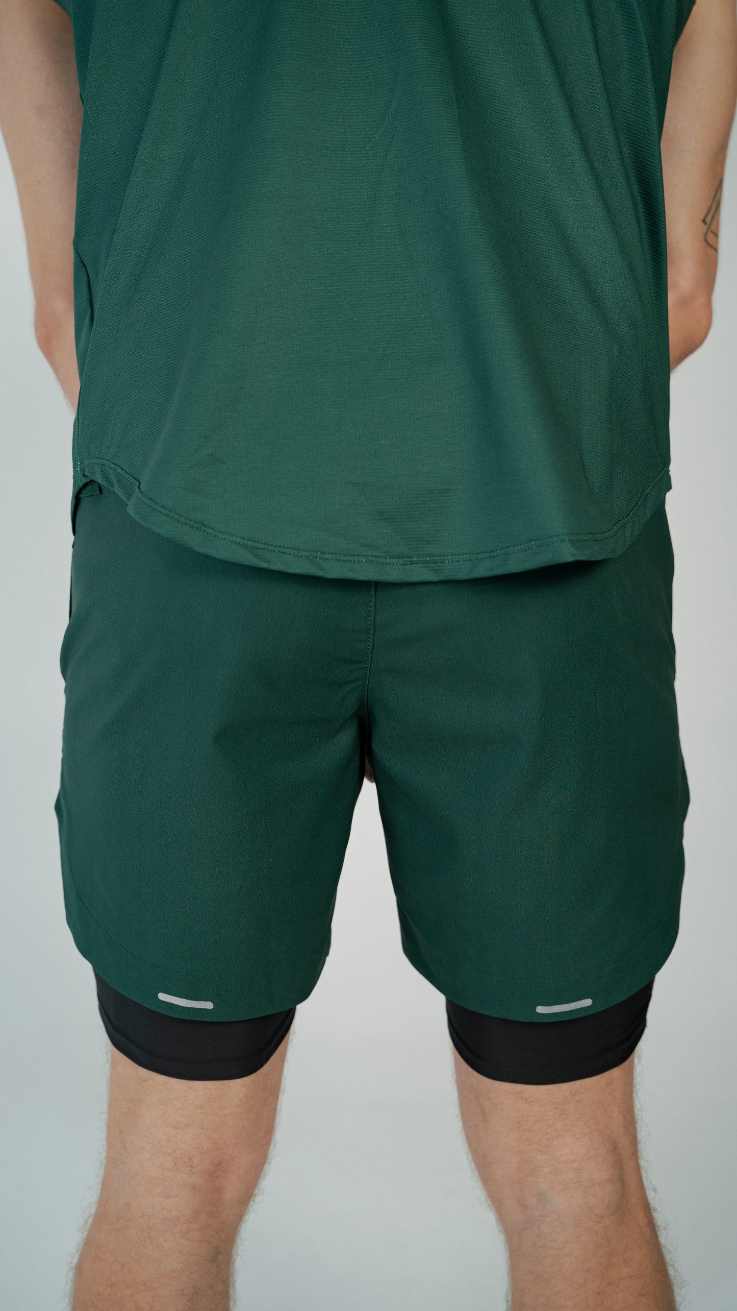 Green Lycra Shorts