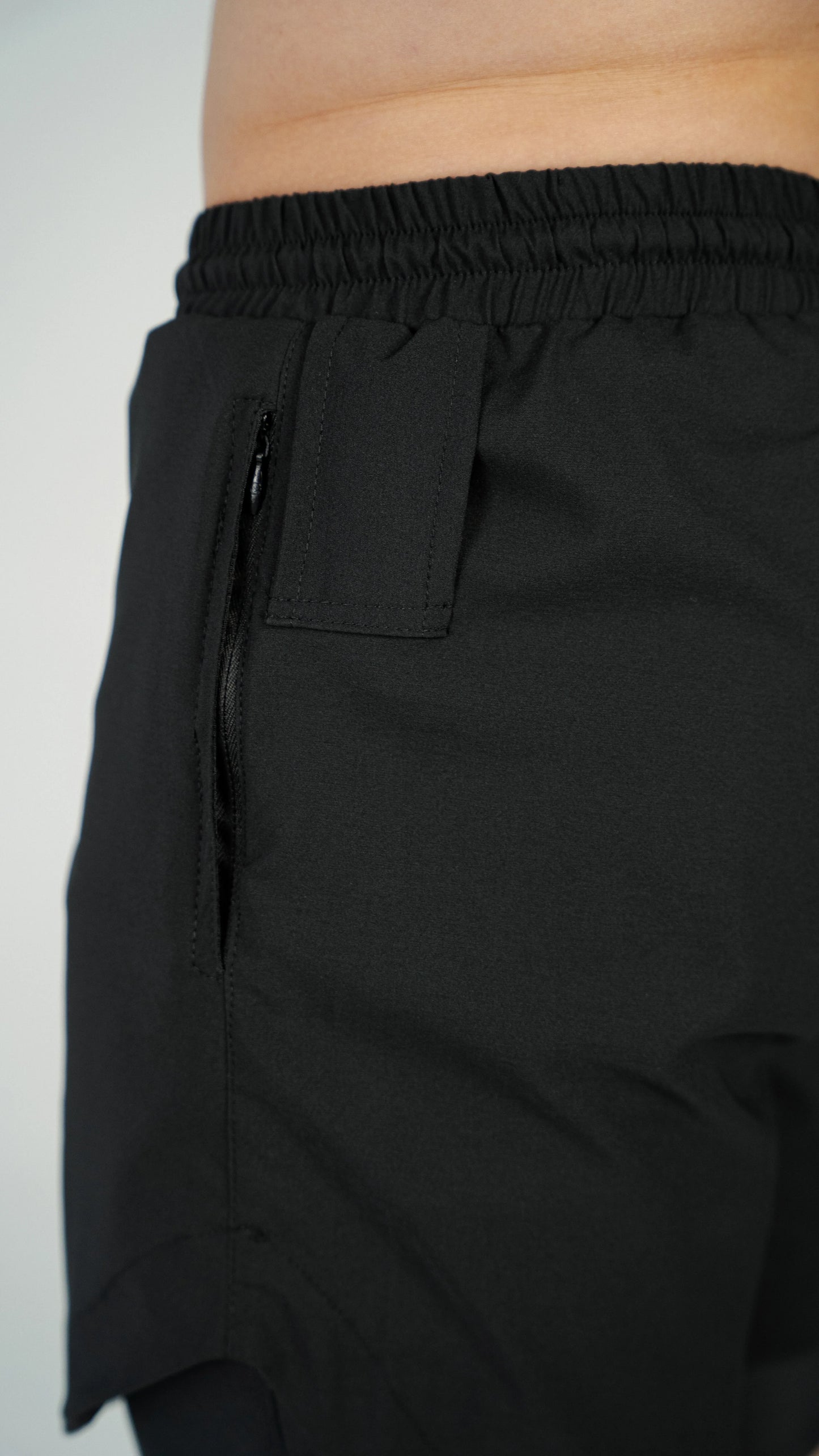Black Lycra shorts