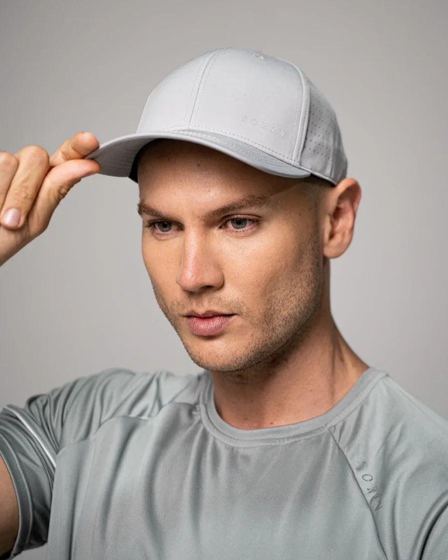 Adjustable reflective cap - Grey