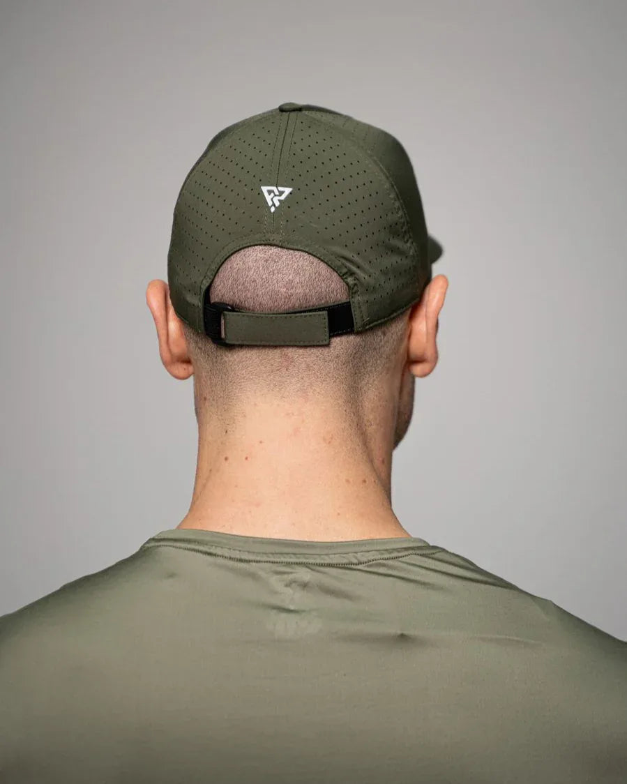 Adjustable reflective cap - Green