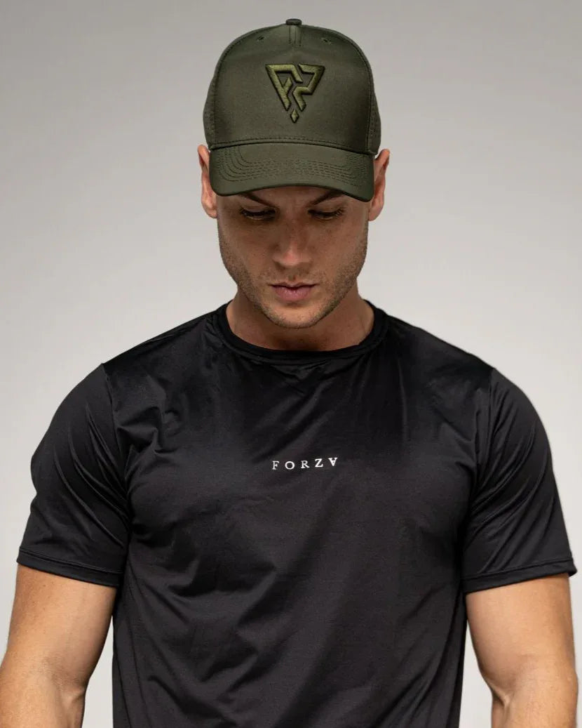 Adjustable embroidered cap - Green