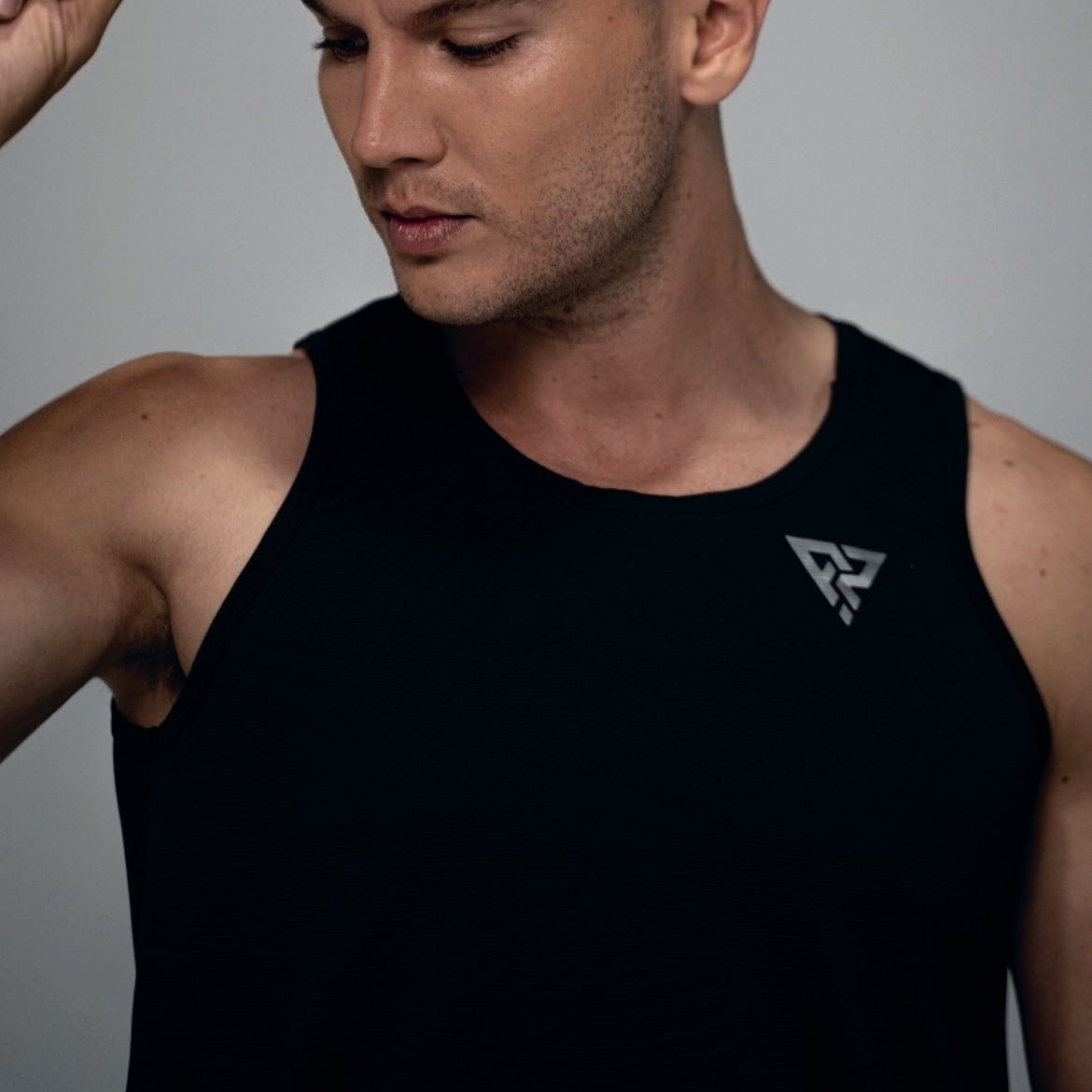 Black Cut Tank