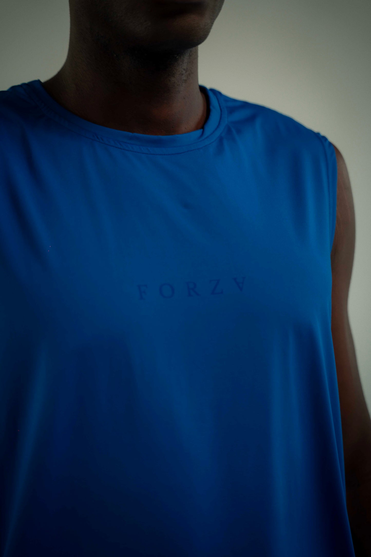 Blue Slim Tank