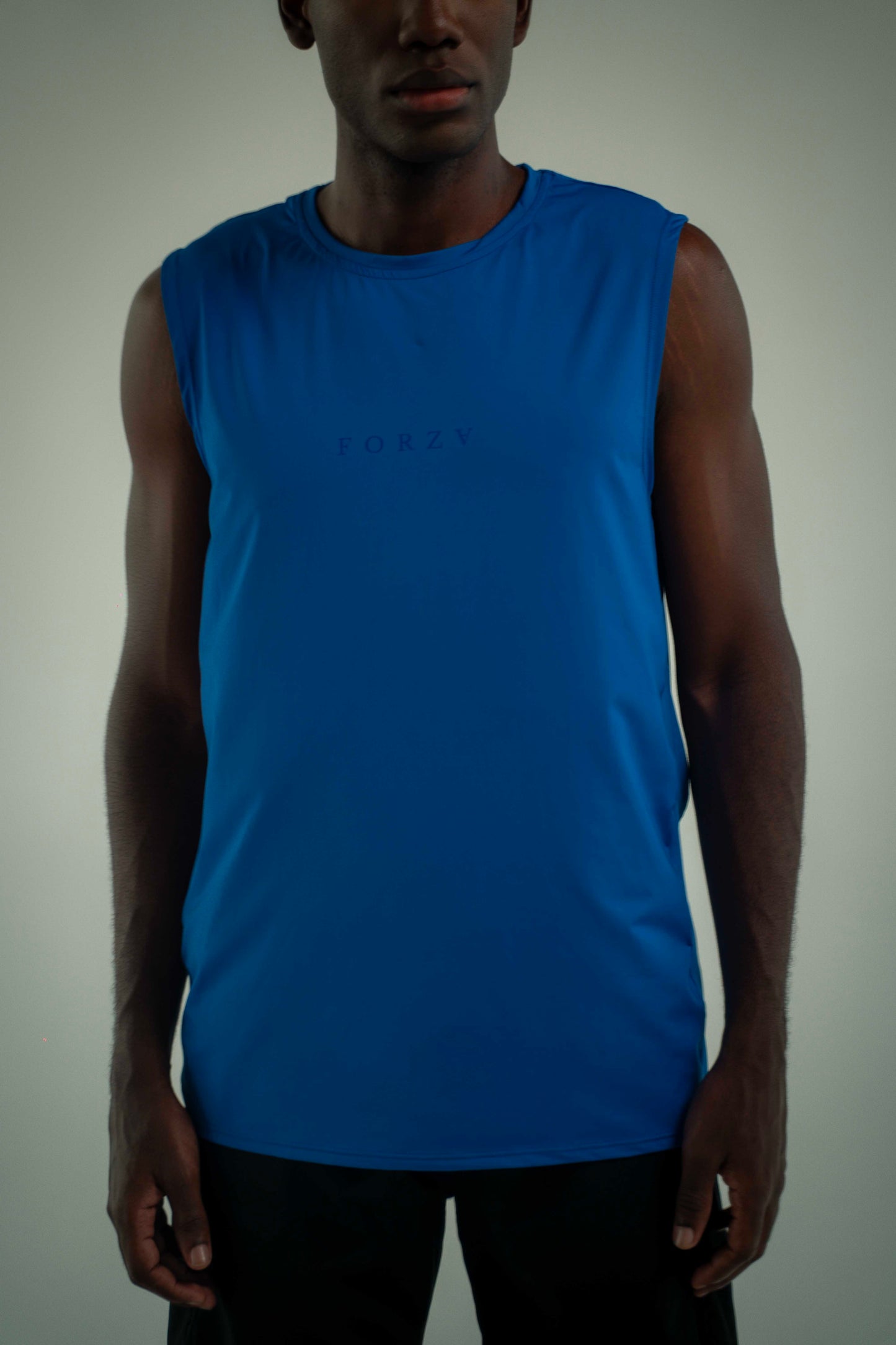 Blue Slim Tank