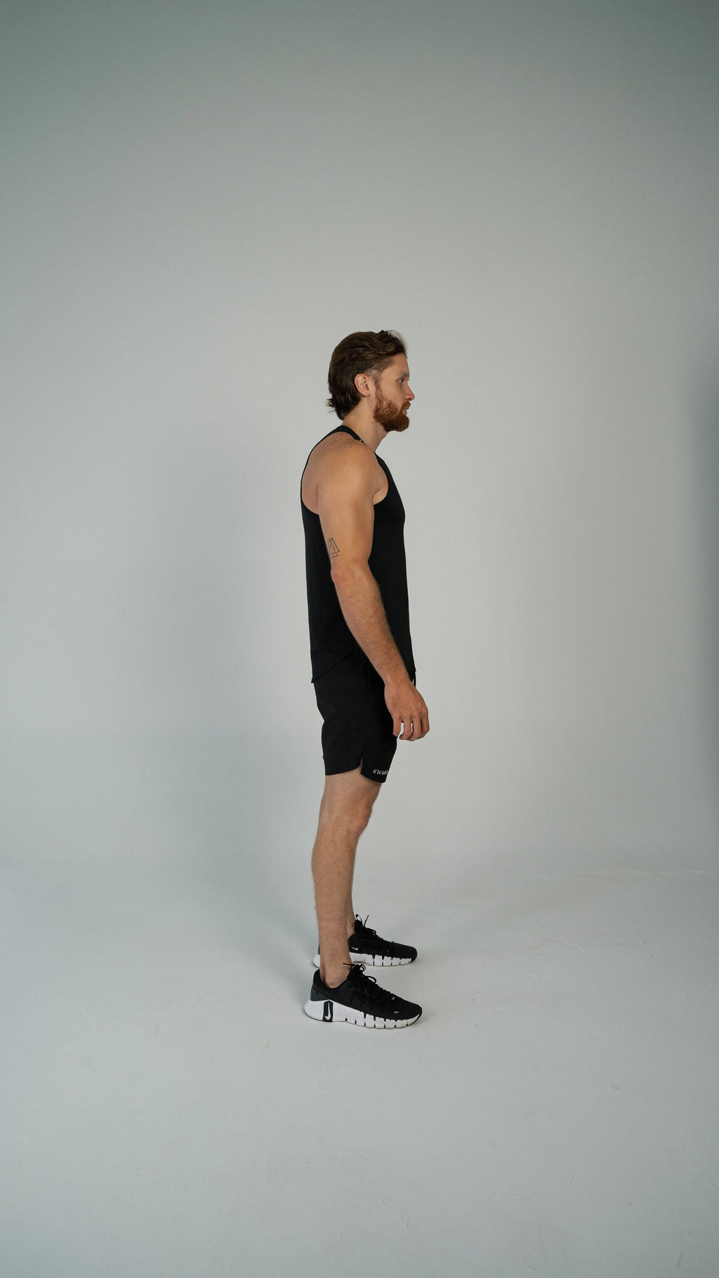 Black Cut Tank