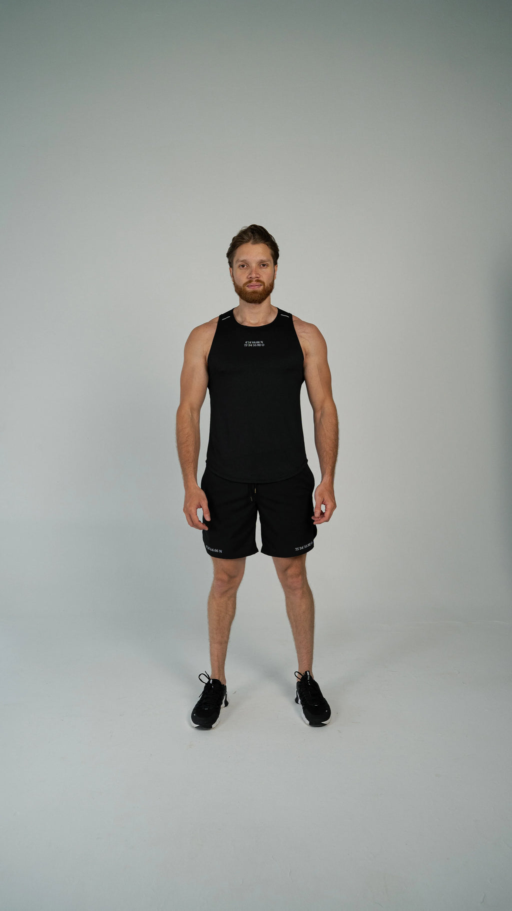 Black Cut Tank