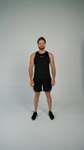 Black Cut Tank