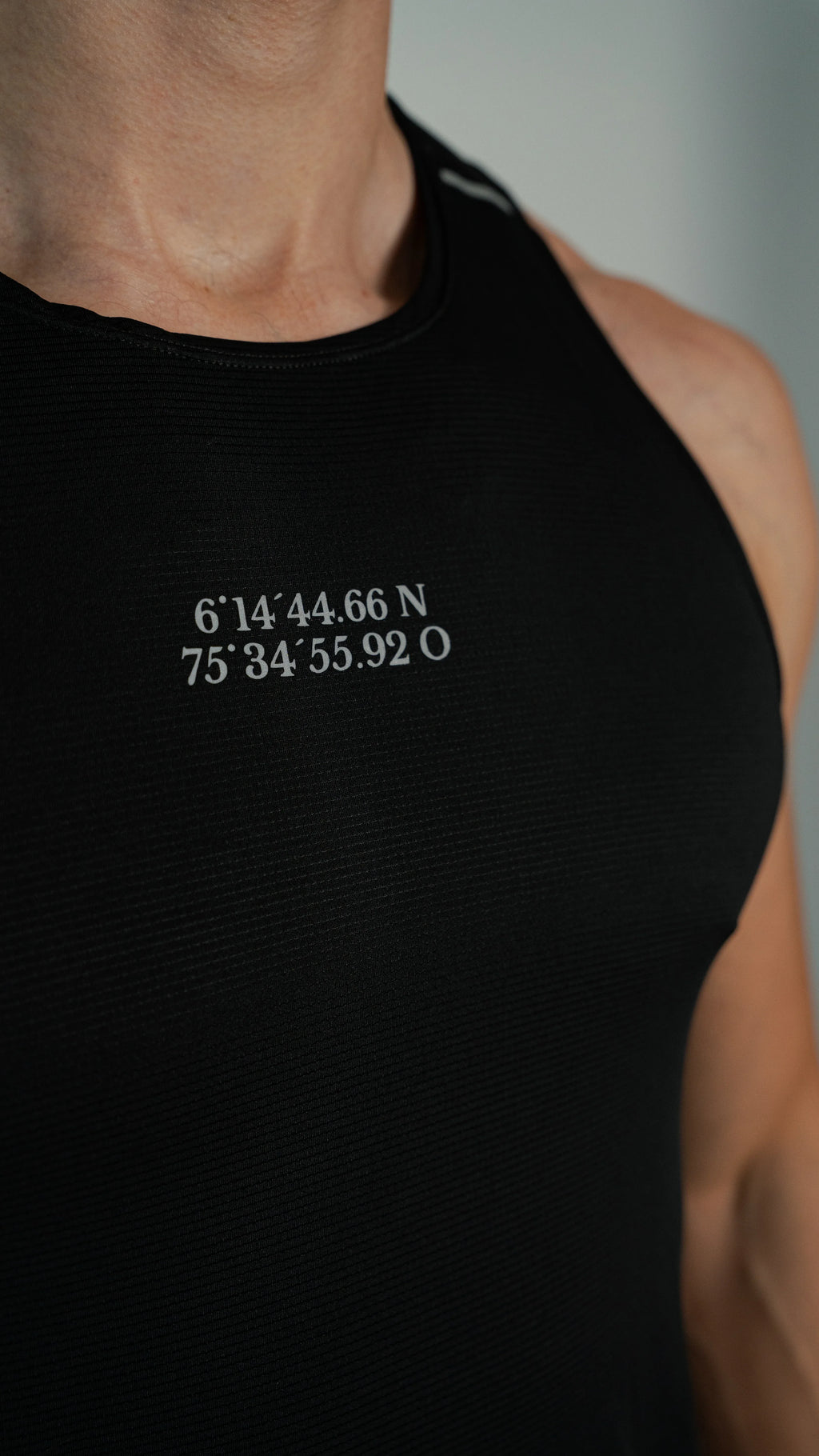 Black Cut Tank