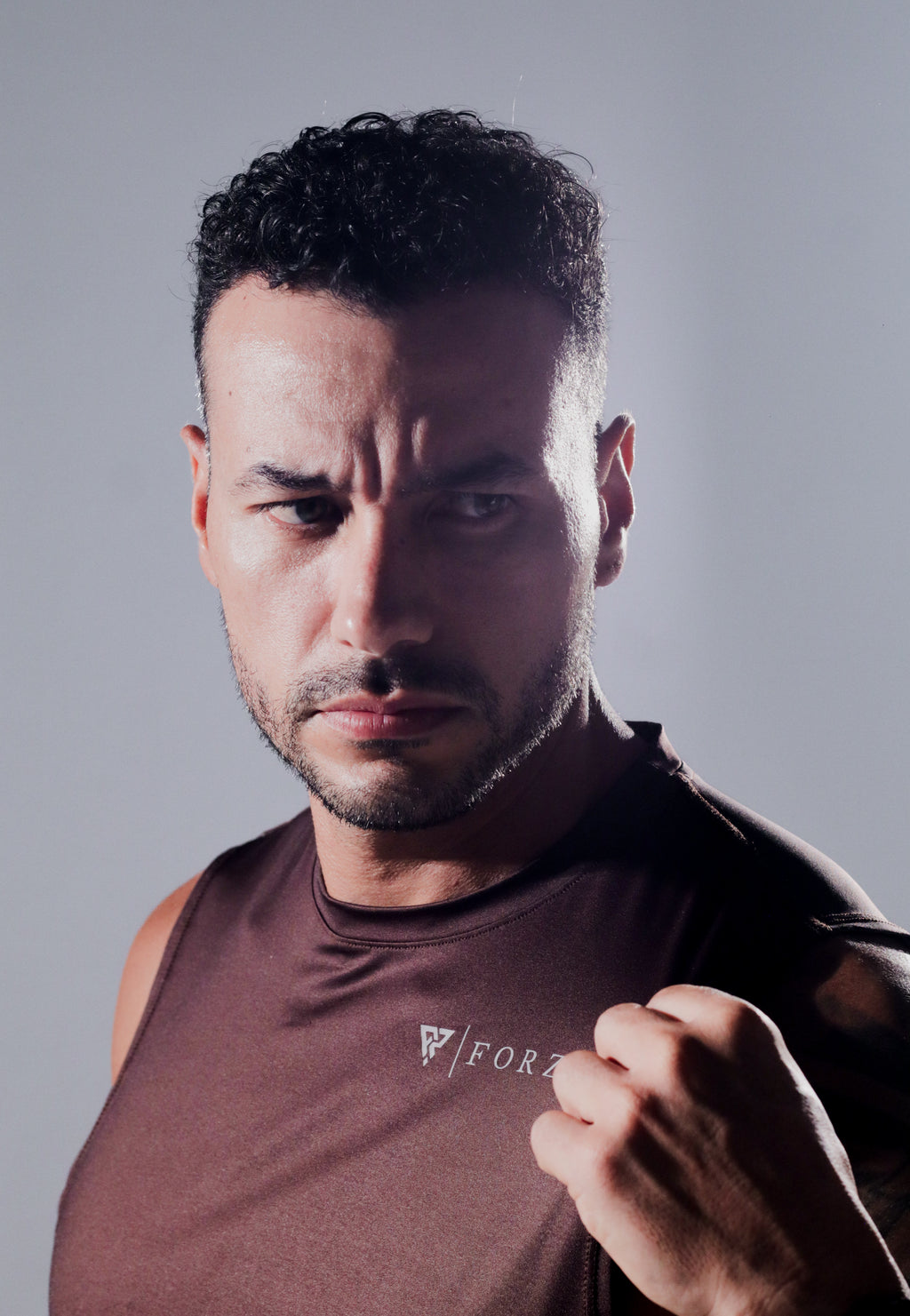 Brown Slim Tank