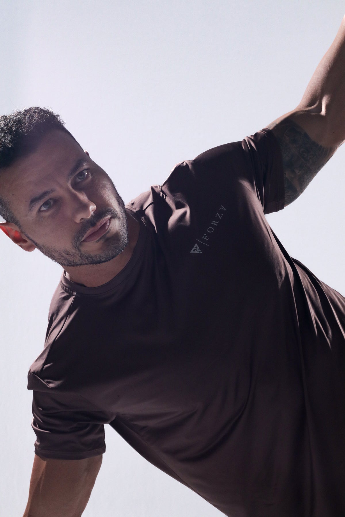 Brown Basic T-shirt